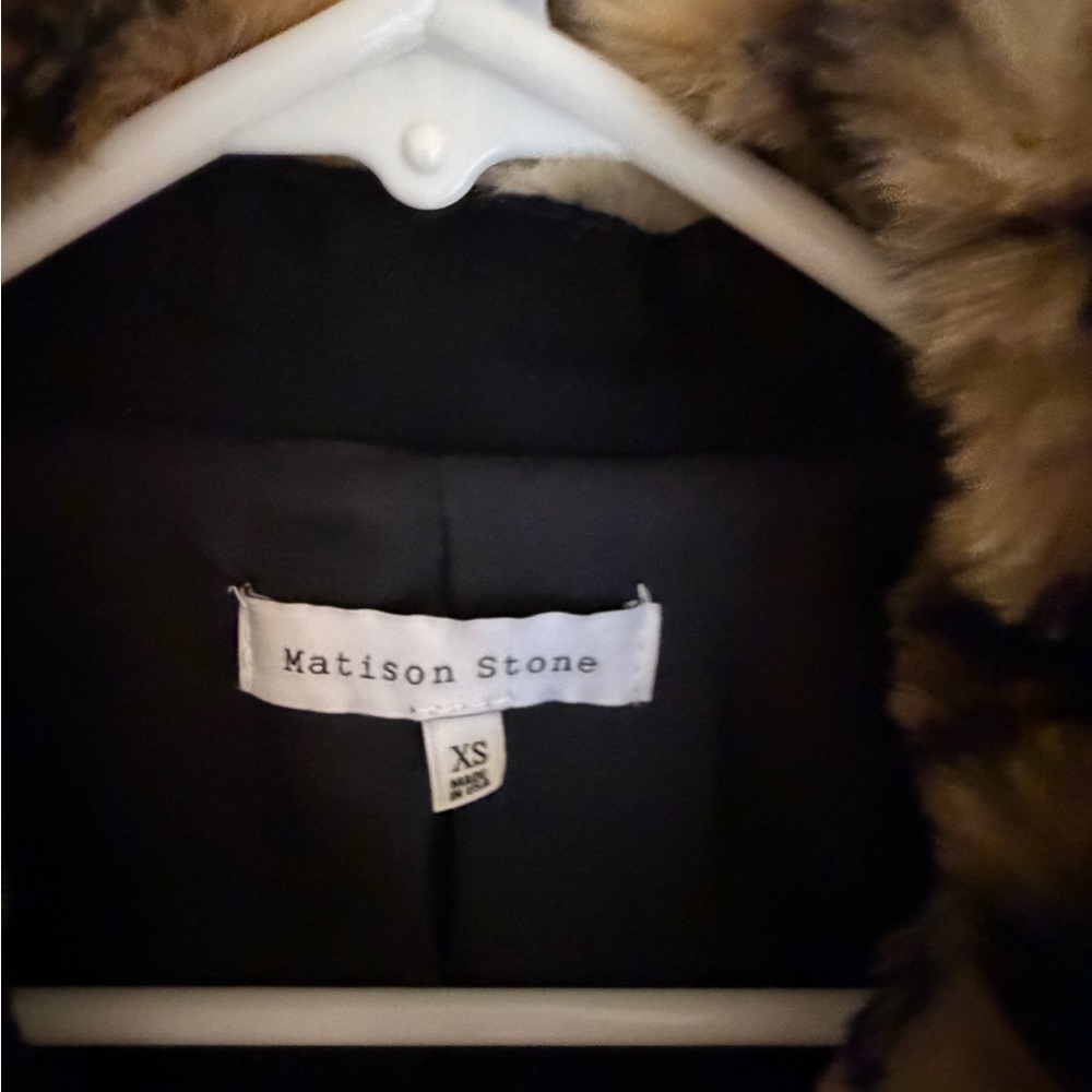 Anthropologie Leopard Print Coat Xs/S - Picture 4 of 4